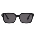 Fendi - Fendi - Occhiali da Sole Squadrata - Nero Grigio - Occhiali da Sole - Fendi Eyewear