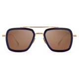 DITA - Flight.006 - Navy Gold Brown - 7806 - Sunglasses - DITA Eyewear