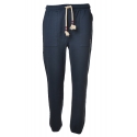 MC2 Saint Barth - Pantalone Sportivo con Elastico in Vita - Blu - Luxury Exclusive Collection