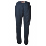 MC2 Saint Barth - Sporty Trouser with Elastic Waist - Blue - Luxury Exclusive Collection