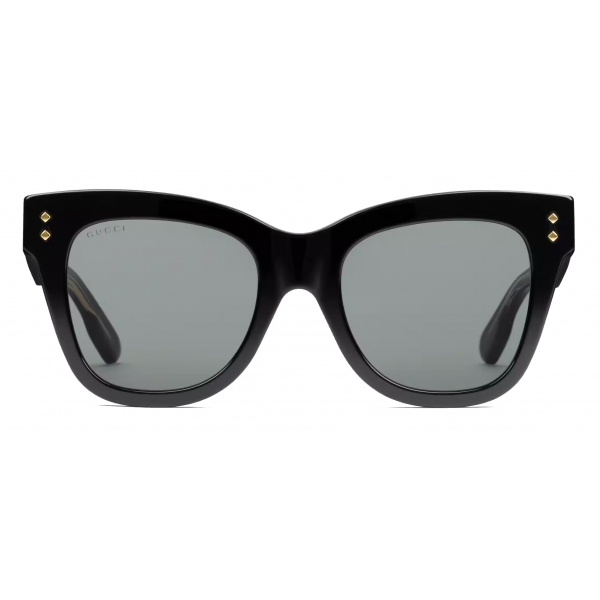 Gucci - Occhiale da Sole Cat Eye - Nero - Gucci Eyewear