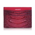 Ammoment - Caiman in Degrade Terracota-Black - Leather Credit Card Holder