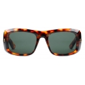 Gucci - Rectangular Frame Sunglasses - Tortoiseshell - Gucci Eyewear