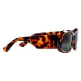 Gucci - Rectangular Frame Sunglasses - Tortoiseshell - Gucci Eyewear