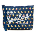 MC2 Saint Barth - Sachet with Zip in Duck Pattern - Blue - Luxury Exclusive Collection