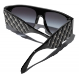 Chanel - Pilot Sunglasses - Black Gray - Chanel Eyewear
