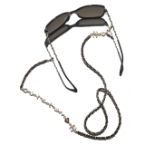 Chanel - Occhiali da Sole Quadrati - Marrone Oro - Chanel Eyewear