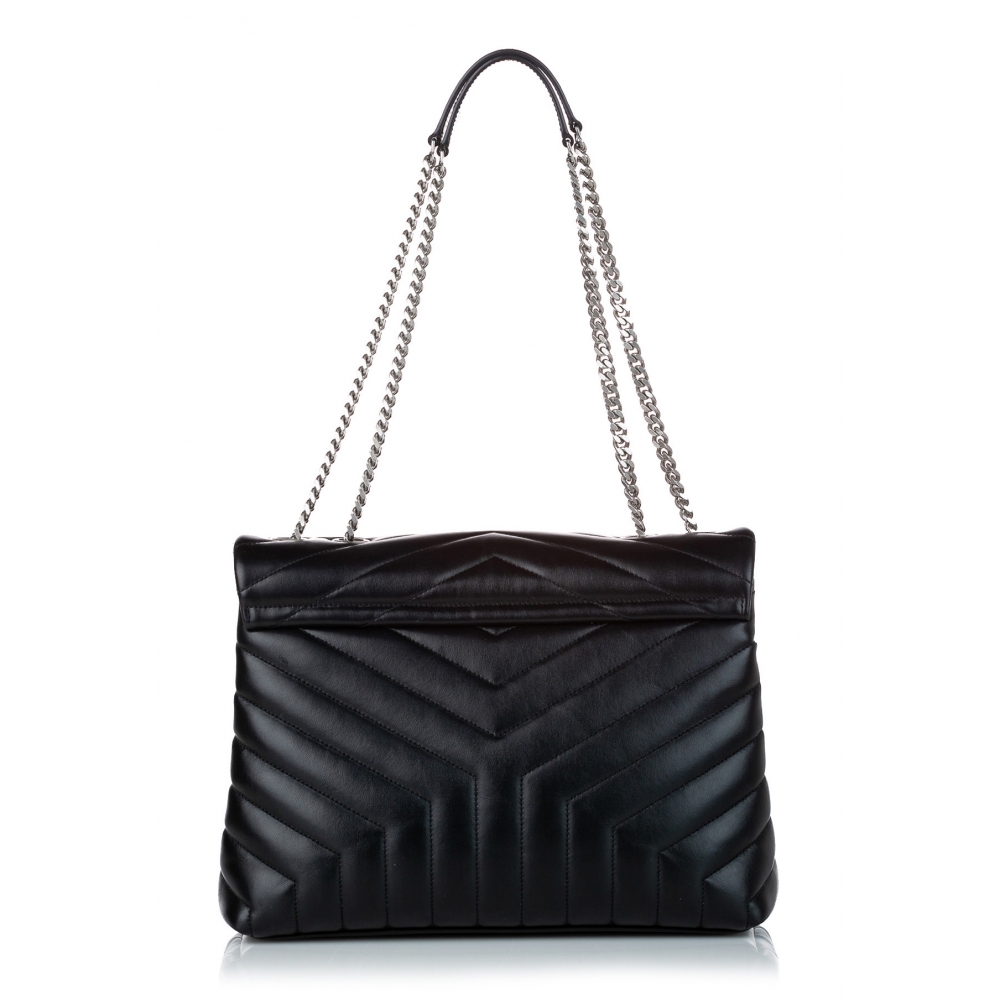 Yves Saint Laurent Vintage - LouLou Leather Shoulder Bag - Black - Leather  Handbag - Luxury High Quality - Avvenice