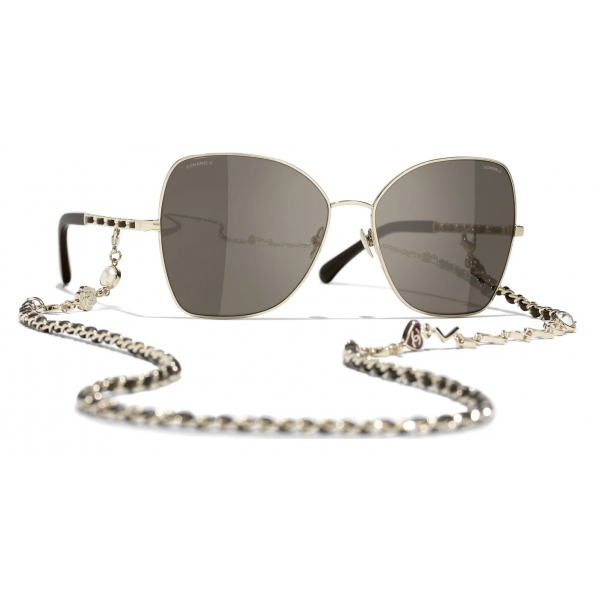$1,675 Chanel Butterfly 4274Q Sunglasses with chain 59-16