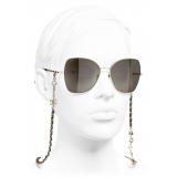 Chanel - Butterfly Sunglasses - Gold Brown - Chanel Eyewear