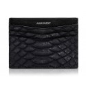 Ammoment - Python in Black - Leather Credit Card Holder