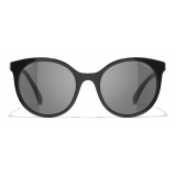 Chanel - Occhiali da Sole Pantos - Nero Oro - Chanel Eyewear