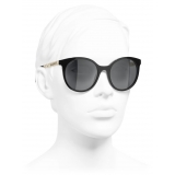 Chanel - Pantos Sunglasses - Black Gold - Chanel Eyewear