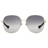 Gucci - Specialized Fit Rectangular Sunglasses - Gold Grey - Gucci Eyewear