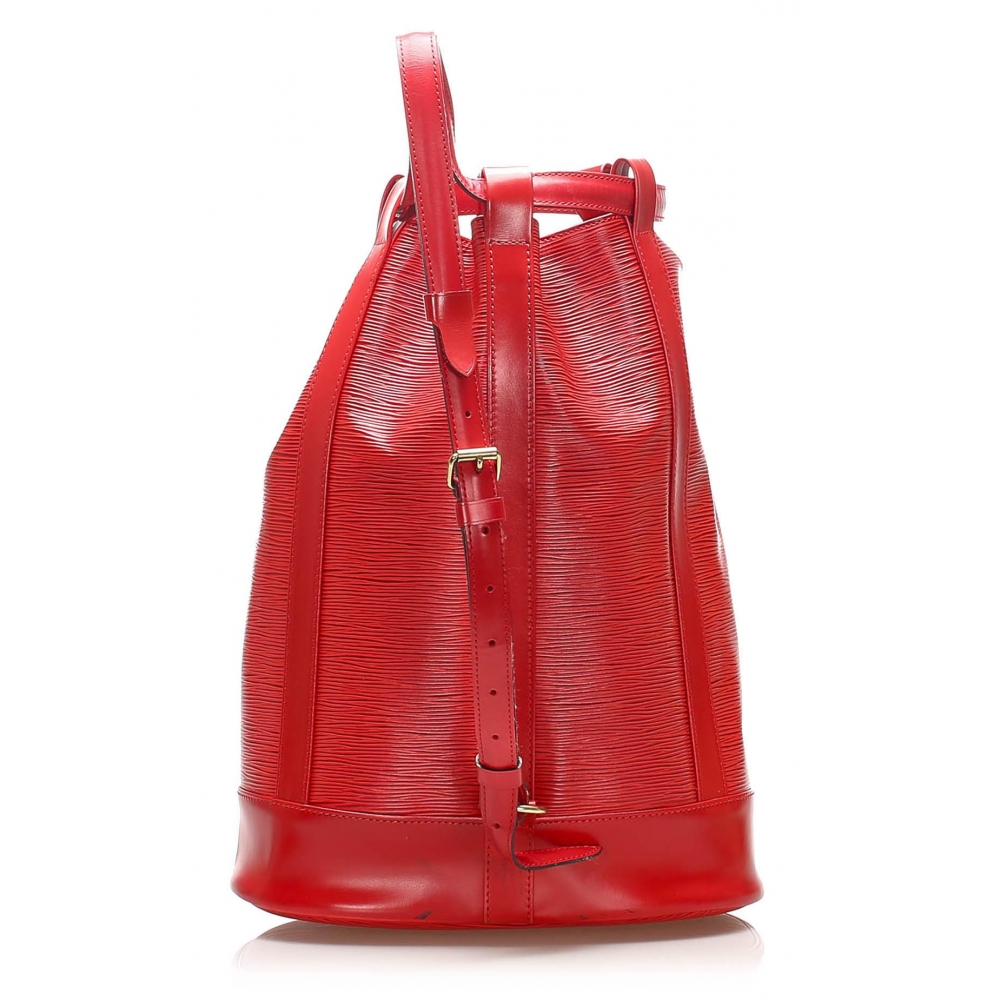 Louis Vuitton Vintage - Epi Randonnee PM - Red - Leather and Epi Leather  Backpack - Luxury High Quality - Avvenice