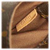 Louis Vuitton Vintage - Monogram Gange Pochette - Brown - Canvas and Vachetta Leather Bag - Luxury High Quality