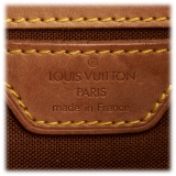 Louis Vuitton Vintage - Monogram Montsouris GM - Marrone - Borsa in Tela e Pelle Vacchetta - Alta Qualità Luxury