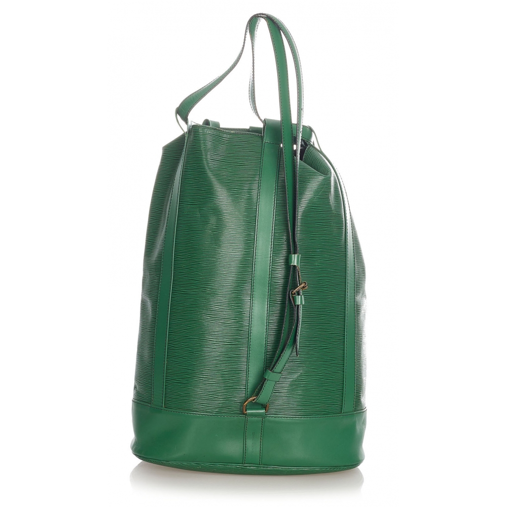 LOUIS VUITTON Backpack in Green Epi Leather