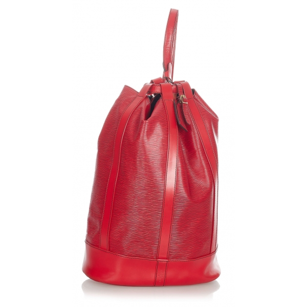 Louis Vuitton Vintage - Epi Randonnee GM - Red - Leather and Epi Leather Backpack - Luxury High Quality