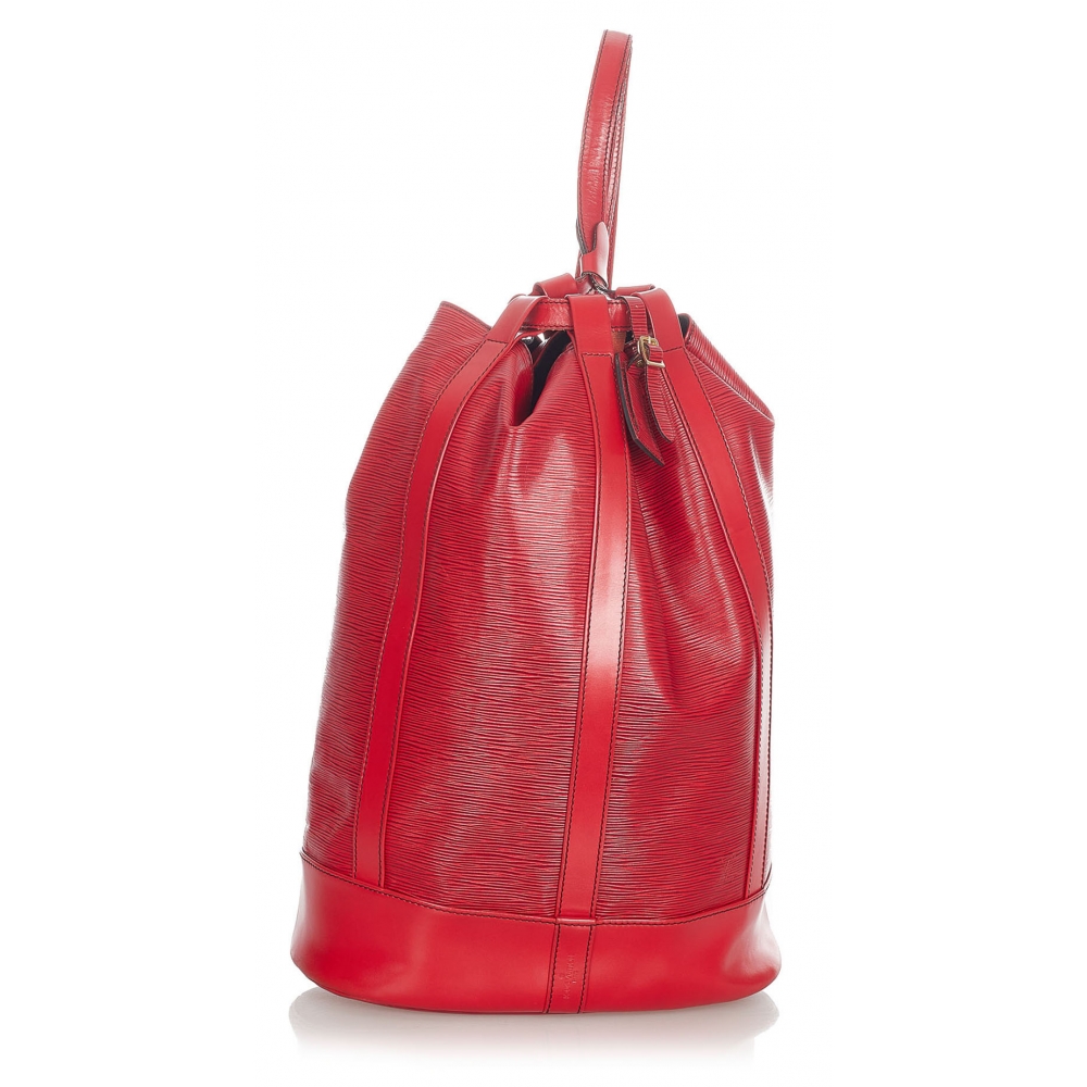 Louis Vuitton Vintage - Epi Randonnee GM - Red - Leather and Epi ...