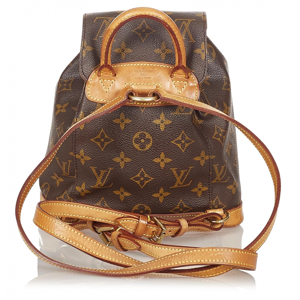 Louis Vuitton 2001 Vintage Monogram Montsouris PM - Brown Backpacks,  Handbags - LOU696582