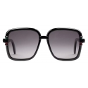 Gucci - Square Frame Sunglasses - Black - Gucci Eyewear