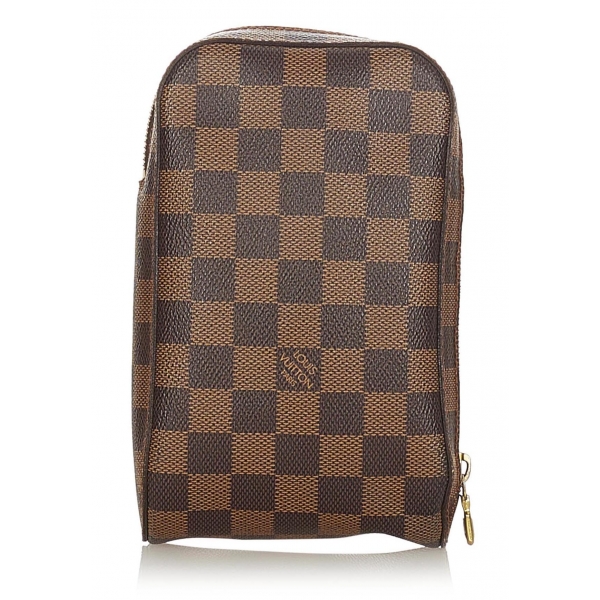 Louis Vuitton Vintage - Damier Ebene Geronimos - Brown - Damier Canvas Belt Bag - Luxury High Quality