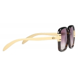 Gucci - Square Frame Sunglasses - Tortoiseshell - Gucci Eyewear