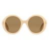Gucci - Round Frame Sunglasses - Butter - Gucci Eyewear