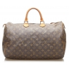 Louis Vuitton Vintage - Monogram Speedy 40 - Marrone - Borsa in Tela Monogram e Pelle Vachetta - Alta Qualità Luxury