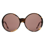 Gucci - Occhiale da Sole Rotondi - Tartaruga - Gucci Eyewear