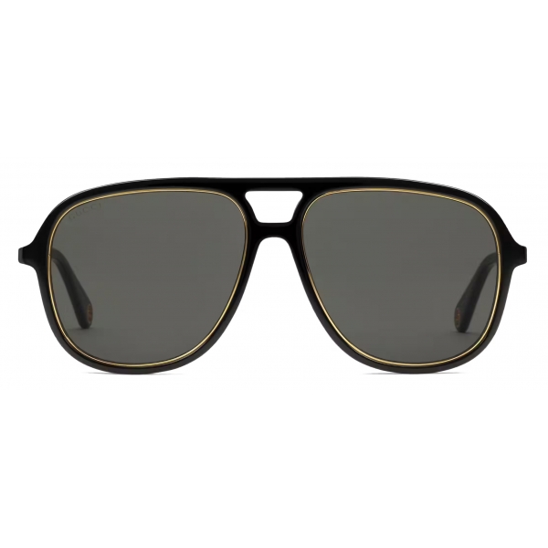 - Navigator Sunglasses - Black - Gucci Eyewear - Avvenice