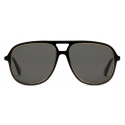 Gucci - Navigator Sunglasses - Black - Gucci Eyewear