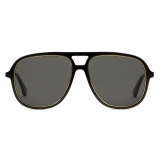 Gucci - Occhiale da Sole Navigator - Nero - Gucci Eyewear