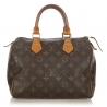 Louis Vuitton Vintage - Monogram Speedy 25 - Marrone - Borsa in Tela Monogram - Alta Qualità Luxury