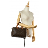 Louis Vuitton Vintage - Monogram Speedy 25 - Brown - Monogram Canvas x Vachetta Leather Boston Bag - Luxury High Quality