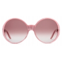 Gucci - Occhiale da Sole Rotondi - Rosa - Gucci Eyewear