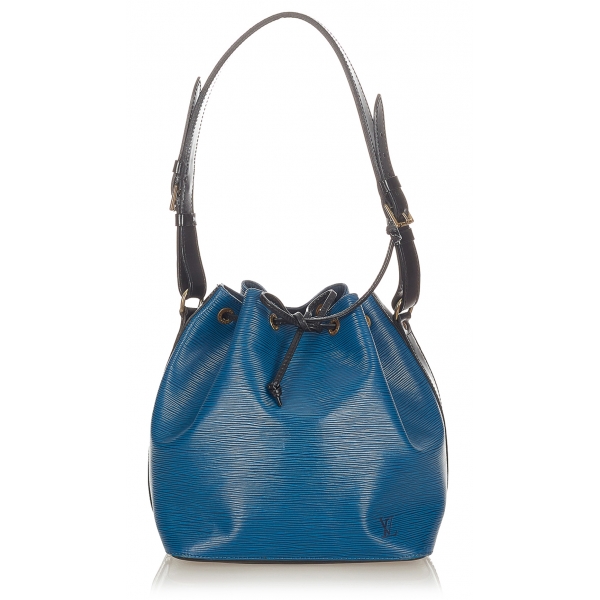 Louis Vuitton Vintage - Epi Noe Bucket Bag - Blue - Epi Leather Bucket Bag - Luxury High Quality
