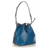 Louis Vuitton Vintage - Epi Noe Bucket Bag - Blue - Epi Leather Bucket Bag - Luxury High Quality