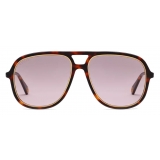 Gucci - Occhiale da Sole Navigator - Tartaruga - Gucci Eyewear