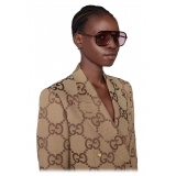 Gucci - Occhiale da Sole Navigator - Tartaruga - Gucci Eyewear