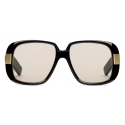 Gucci - Occhiale da Sole Rettangolari Gucci Pineapple - Nero Giallo - Gucci Eyewear