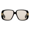 Gucci - Gucci Pineapple Rectangular-Frame Sunglasses - Black Yellow - Gucci Eyewear