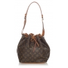 Louis Vuitton Vintage - Monogram Petit Noe - Marrone - Borsa in Tela Monogram e Pelle Vanchetta - Alta Qualità Luxury
