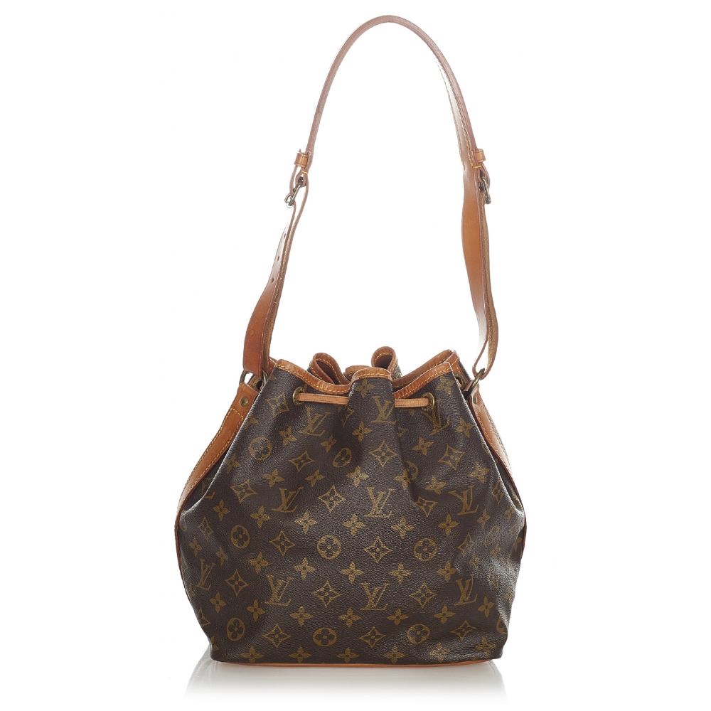 Louis Vuitton, Bags, Louis Vuitton Monogram Petit Noe Drawstring Bucket  Vintage Bag