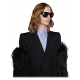 Gucci - Gucci Pineapple Rectangular-Frame Sunglasses - Black Grey - Gucci Eyewear