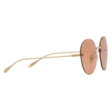 Gucci - Tiger Occhiali da Sole Rotondi con Pendente - Oro Arancione - Gucci Eyewear