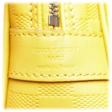 Louis Vuitton Vintage - Damier Infini Porte-Documents Giallo Senape - Borsa in Tela Damier e Pelle Vitello - Alta Qualità Luxury