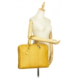 Louis Vuitton Vintage - Damier Infini Porte-Documents Voyage Mustard - Damier Canvas and Calf Leather Bag - Luxury High Quality