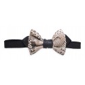 Ammoment - Python in Roccia - Leather Victor Bow Tie